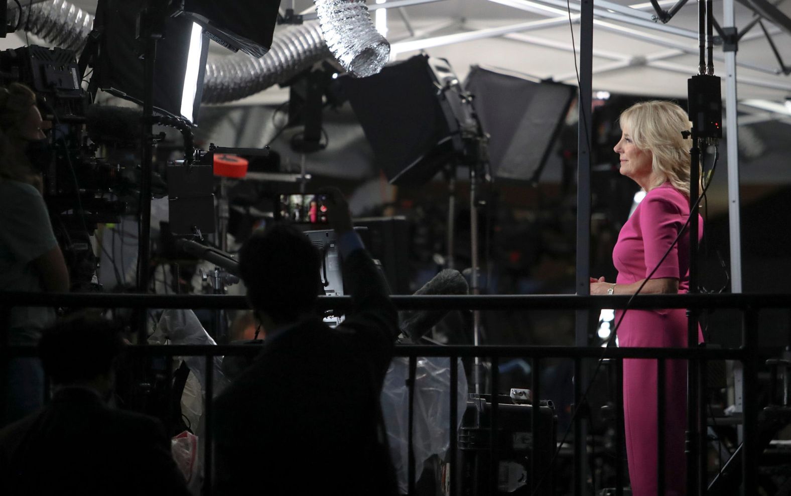 Biden's wife, Jill, is interviewed Thursday before the final night of the convention.