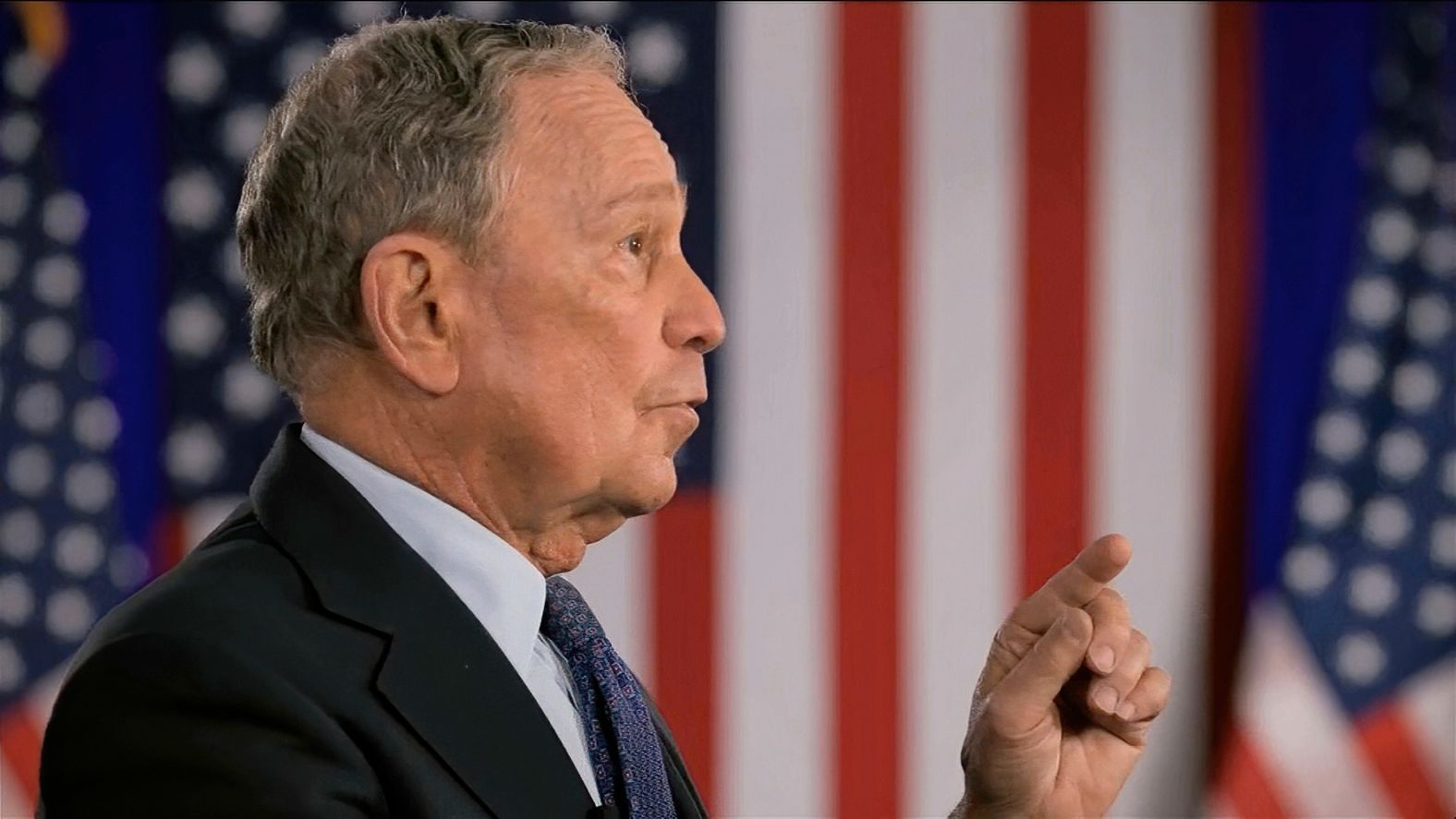 Former New York City Mayor Michael Bloomberg speaks on Thursday. "Four years ago I came before this convention and said, New Yorkers know a con when we see one," <a href="index.php?page=&url=https%3A%2F%2Fwww.cnn.com%2Fpolitics%2Flive-news%2Fdnc-2020-day-4%2Fh_5fd873e319ad1f7240f8874febbf188d" target="_blank">Bloomberg said.</a> "But tonight I'm not asking you to vote against Donald Trump because he's a bad guy. I'm urging you to vote against him because he's done a bad job."