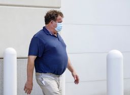 Andrew Baolato leaves the federal courthouse in Tampa, Florida, on August 20, 2020. (Jonah Hinebaugh/Tampa Bay Times via ZUMA Wire)