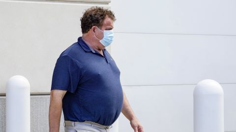 Andrew Baolato leaves the federal courthouse in Tampa, Florida, on August 20, 2020. (Jonah Hinebaugh/Tampa Bay Times via ZUMA Wire)