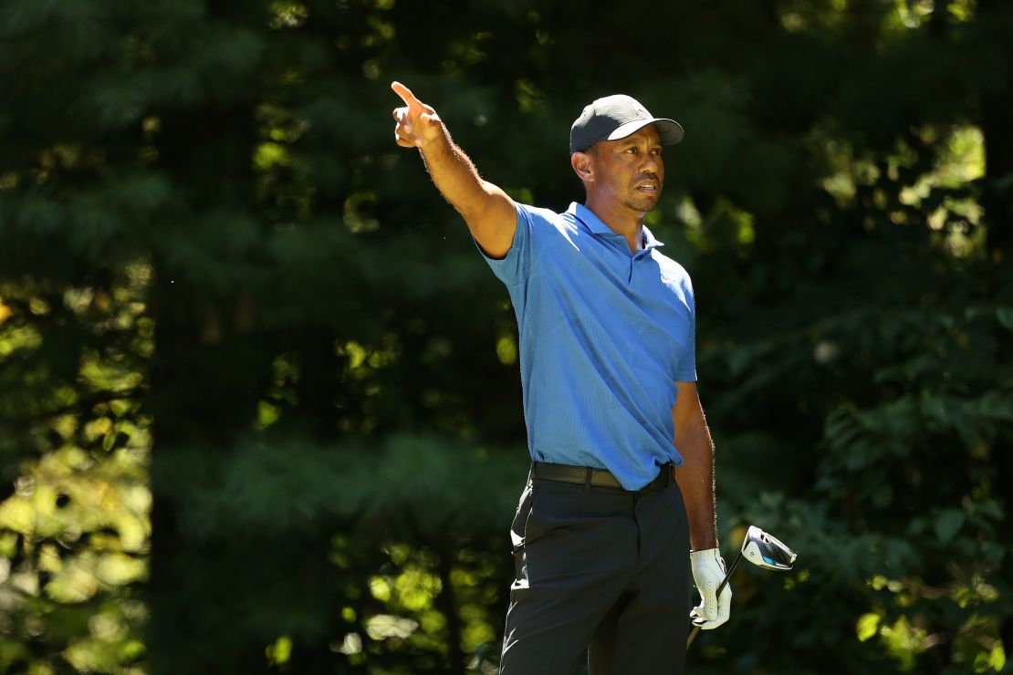 Tiger Woods was playing his ninth round since the PGA Tour resumed at The Northern Trust.