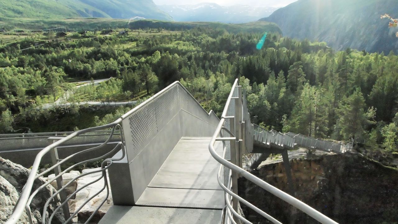 The bridge isn't for the faint hearted.