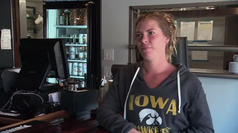 Danielle Hecker was without hot water for seven days after the storm.