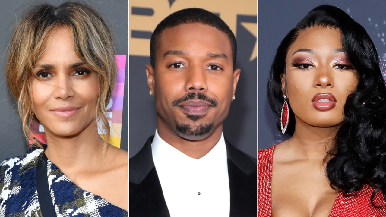 Halle Berry and Michael B. Jordan have offered messages of support to the rapper. 