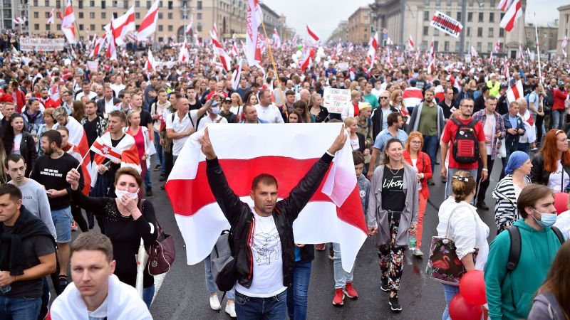 Belarus Opposition Protests Begin Amid Heavy Police Presence | CNN