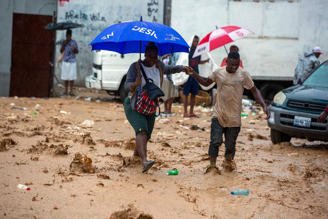 Tropical Storm Laura struck Port-au-Prince, Haiti, over the weekend and is headed to the US Gulf Coast.