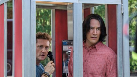 Alex Winter and Keanu Reeves in 'Bill & Ted Face the Music.'