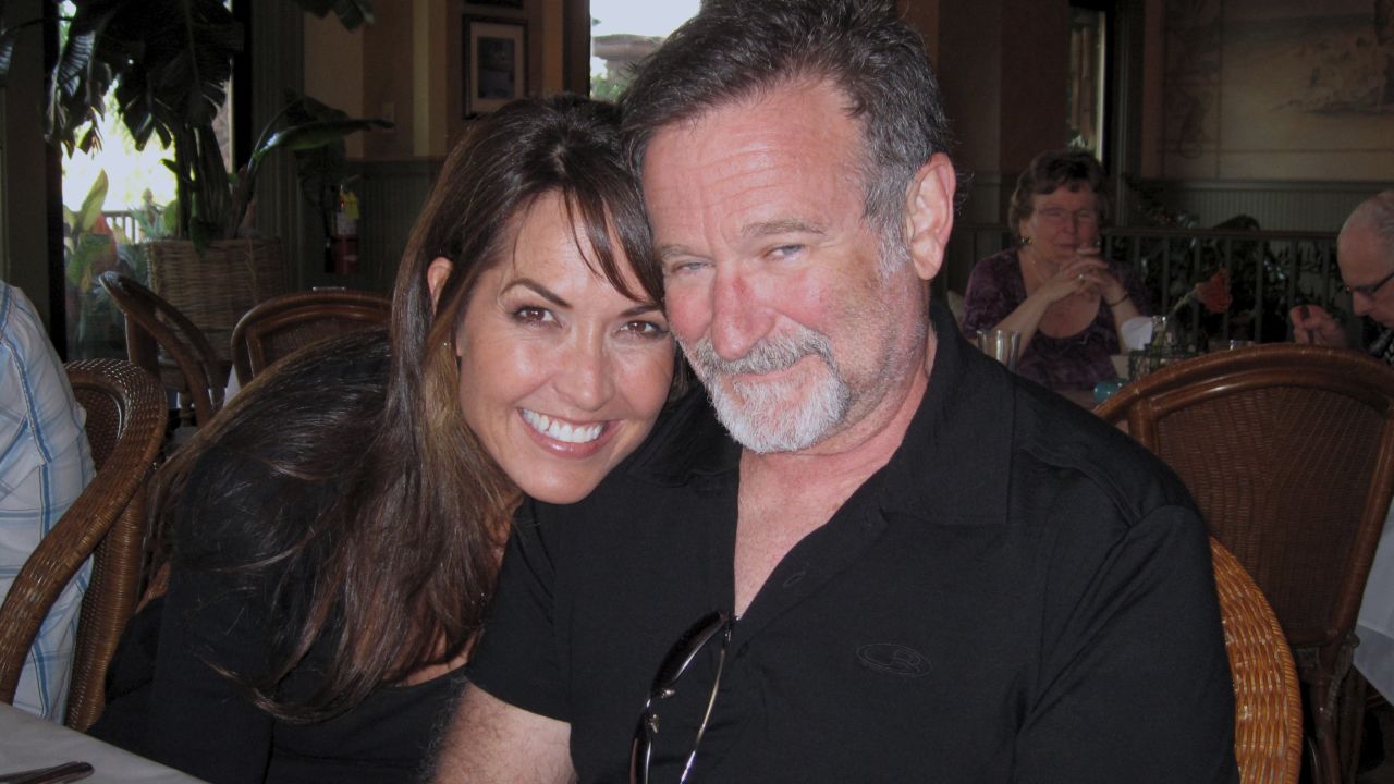 Susan Schneider Williams and Robin Williams