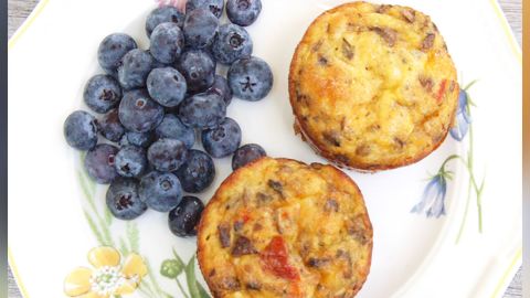 Whip up a batch of veggie egg muffins on the weekend.