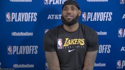 LeBron James speaks at press conference about Jacob Blake.