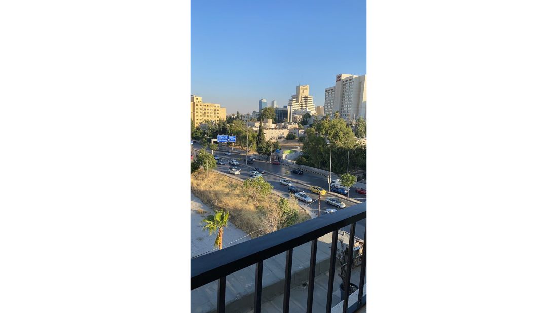 <strong>Amjad Nsou:</strong> Nsou's quarantine in Amman, Jordan -- following time in Detroit -- took place in a hotel with some spectacular views.