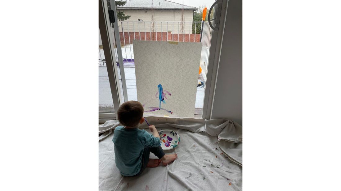 <strong>Brittney Jarrett:</strong> The family got through the Salt Lake City quarantine following a visit with family out of state with art projects, pajama days and a little extra screen time, according to Jarrett. 