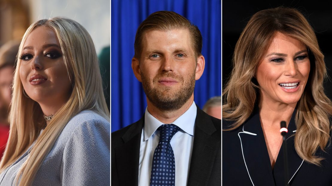 Tiffany Eric Melania Trump SPLIT