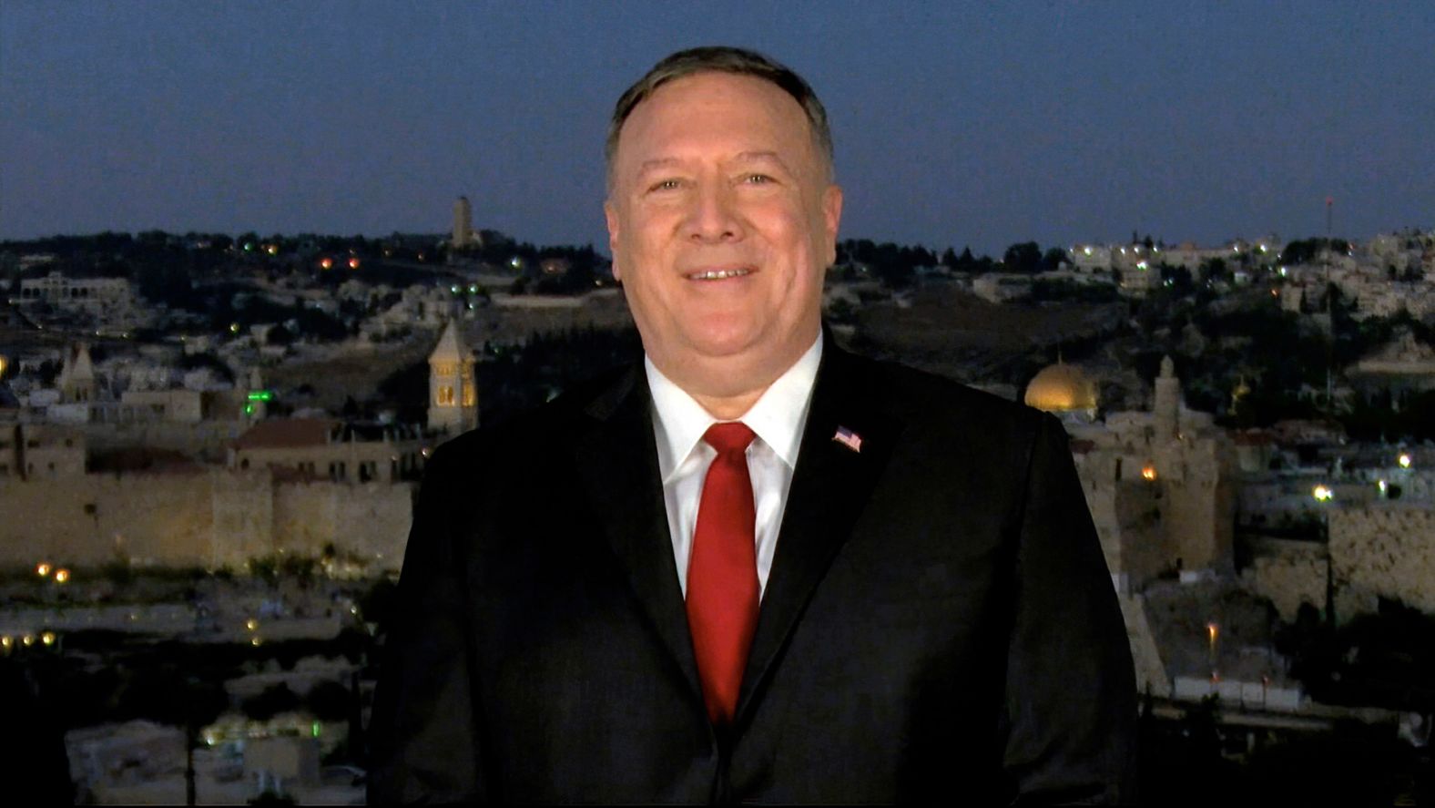 Secretary of State Mike Pompeo, <a href="https://www.cnn.com/politics/live-news/rnc-2020-day-2/h_c83d2fb668e08d9862ae814fc9418d66" target="_blank">speaking from a hotel rooftop in Jerusalem,</a> sought to cast Trump as the ultimate dealmaker. Pompeo's location highlighted a recent agreement between Israel and the United Arab Emirates to normalize relations that Trump helped broker. Pompeo's remarks <a href="https://www.cnn.com/2020/08/25/politics/castro-investigation-pompeo-rnc-speech/index.html" target="_blank">break with past precedent</a> of secretaries of state not addressing political conventions. There is also a long-standing protocol of not discussing domestic politics while abroad.