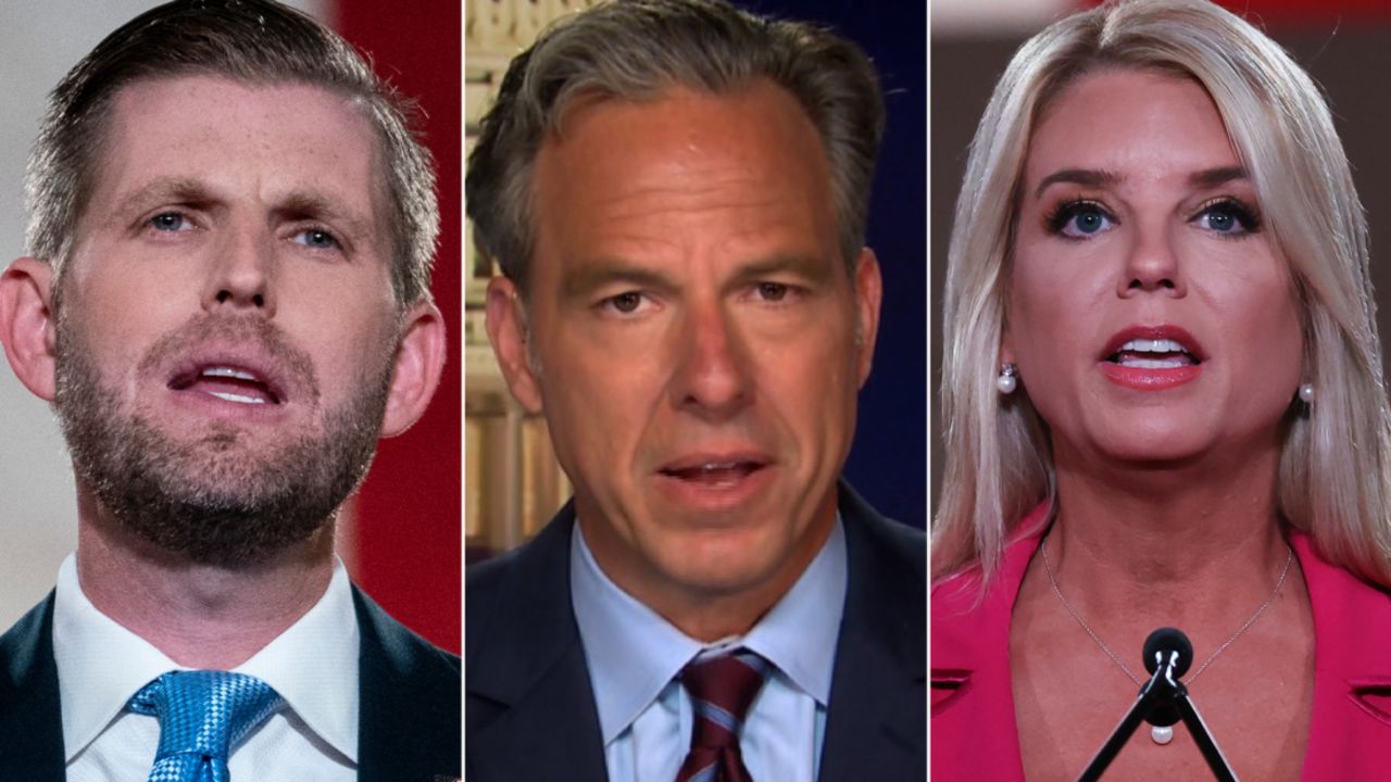 Jake Tapper Eric Trump Pam Bondi Split