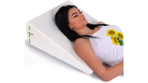 Abco Tech Bed Wedge Pillow With Memory Foam Top