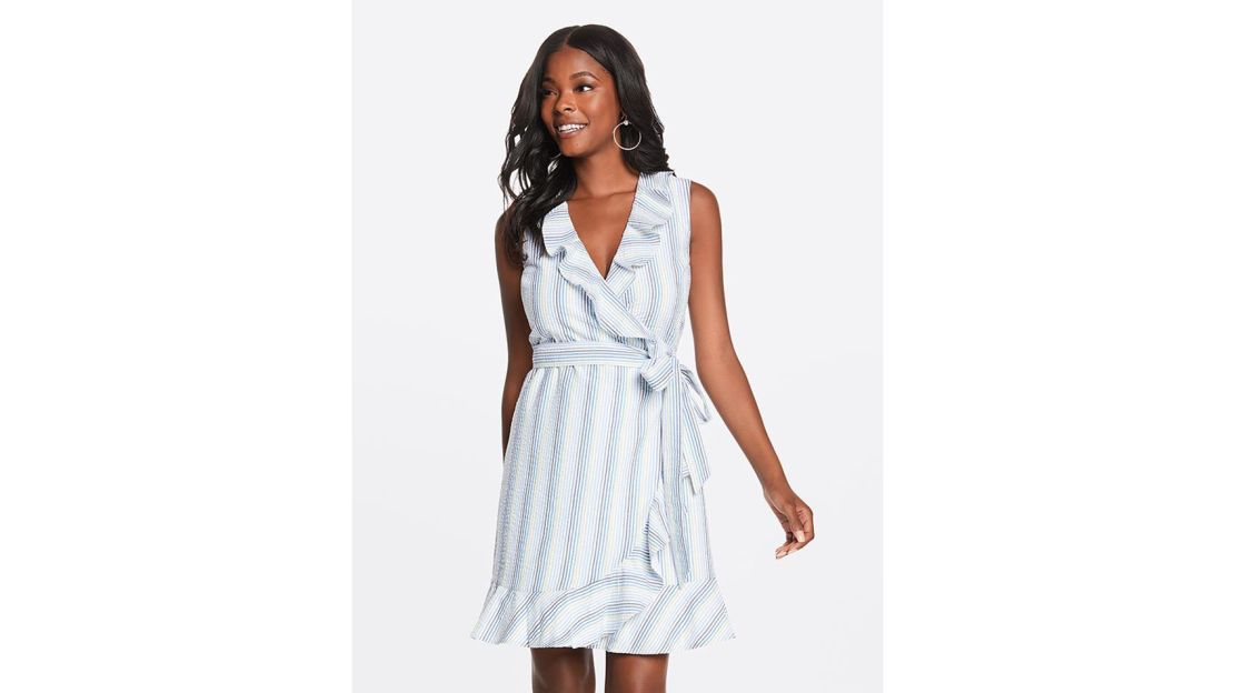 Ruffle Wrap Dress