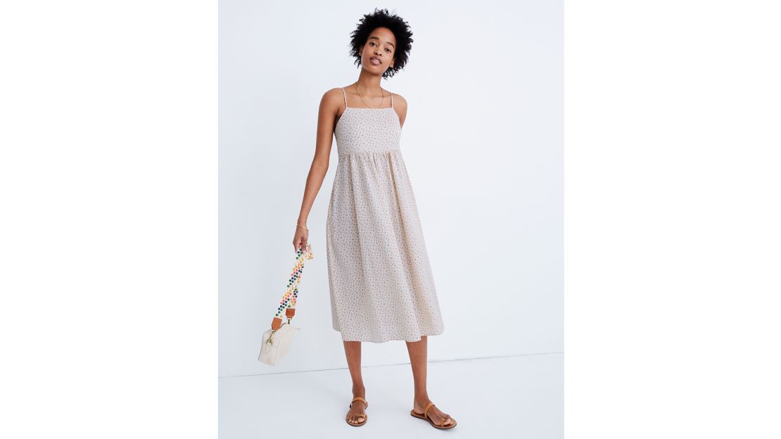 Cami Tie-Strap Sundress in Bright Buds