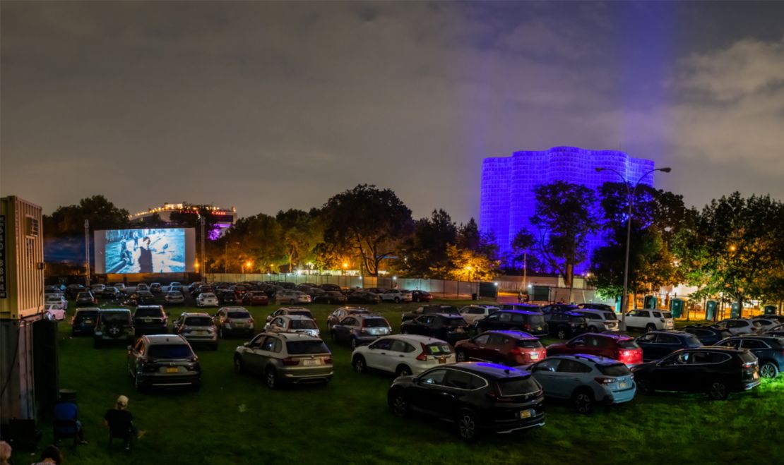 Rooftop Films helped create the Queens Drive-In in Corona Park, Queens. 