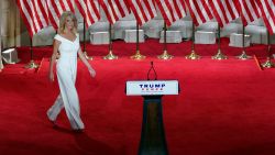 White House counselor Kellyanne Conway walks onto the stage to tape her speech for the third day of the Republican National Convention from the Andrew W. Mellon Auditorium in Washington, Wednesday, Aug. 26, 2020. (AP Photo/Susan Walsh)