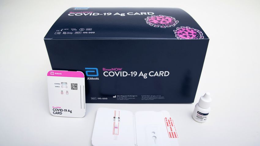 Abbott's BinaxNOW™ COVID-19 Ag Card was authorized by the US Food and Drug Administration as a tool for detecting active coronavirus infections.