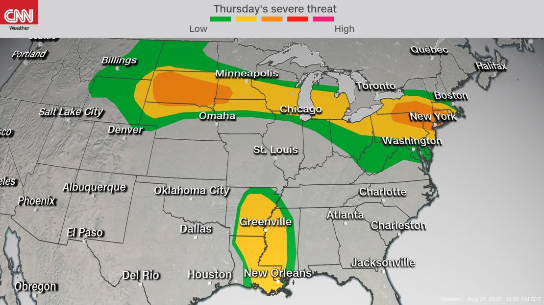 severe storms thursday laura noertheast 0827