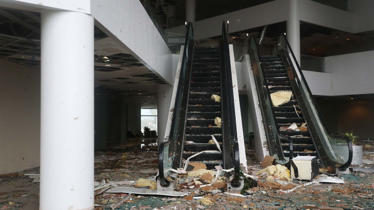 This is what it looks like in Lake Charles, Louisiana, after Hurricane