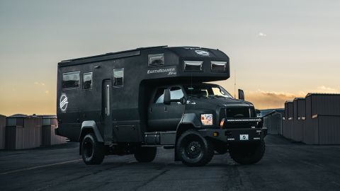 The EarthRoamer HD, the largest of the company's RVs.