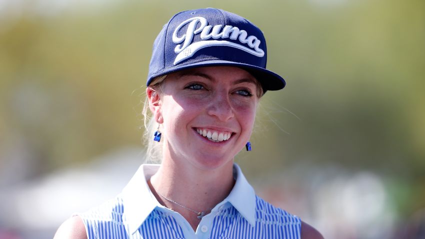 PHOENIX, AZ - MARCH 22:  Sophia Popov of Germany following the final round of the LPGA Founders Cup at Wildfire Golf Club on March 22, 2015 in Phoenix, Arizona.  (Photo by Christian Petersen/Getty Images)