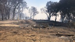 01 a firefighter loses his home while battling the california wildfires