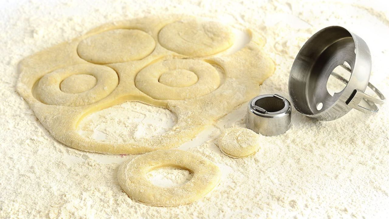 Norpro Stainless Steel Donut Cutter With Removable Center