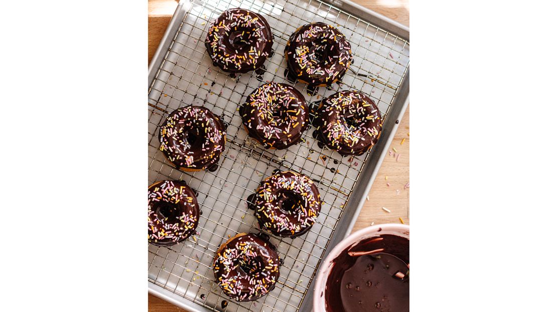 Dzung Lewis' vanilla baked donuts