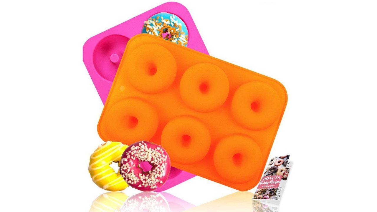 Hehali Silicone Donut Molds, 2-Pack