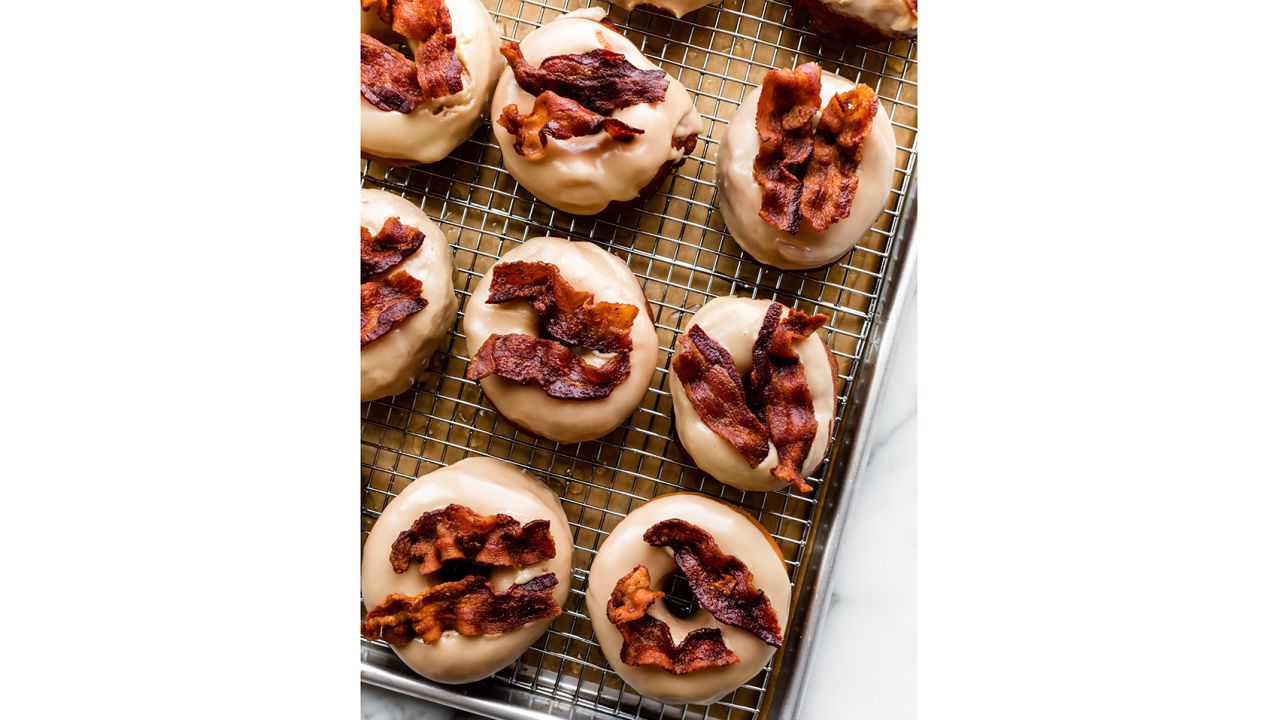 Sally McKenney's maple bacon donuts