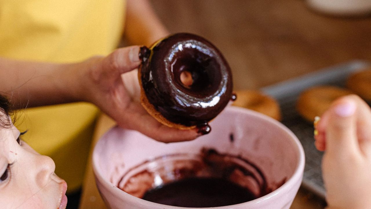Dzung Lewis' chocolate glaze
