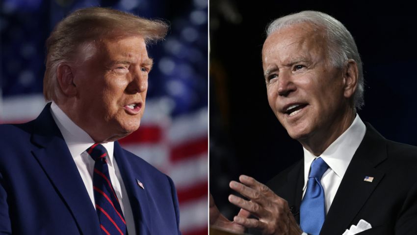 Trump Biden convention speeches SPLIT