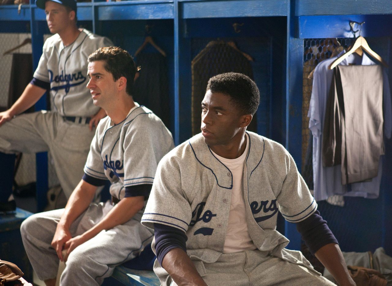 Boseman's breakout role came in 2013, when he played baseball legend Jackie Robinson in the film "42."
