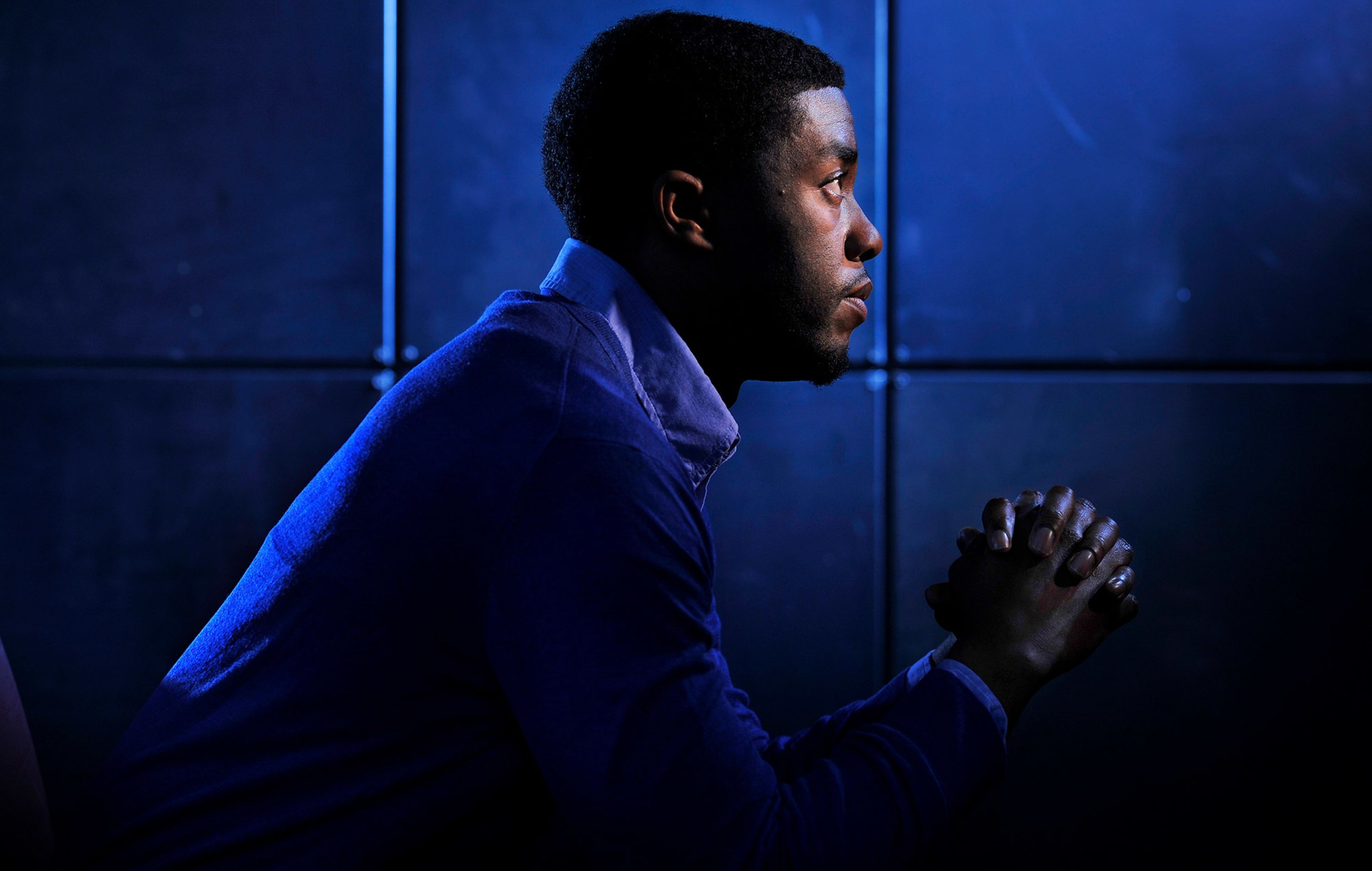 Actor Chadwick Boseman poses for a portrait in 2013.