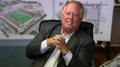 Dell Loy Hansen talks about his vision for a minor league stadium in 2014.