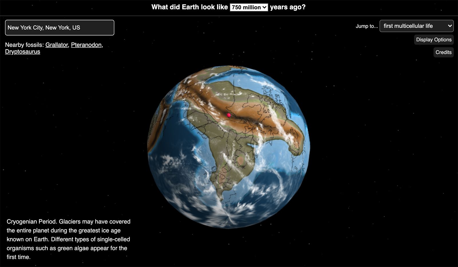 first humans on earth map