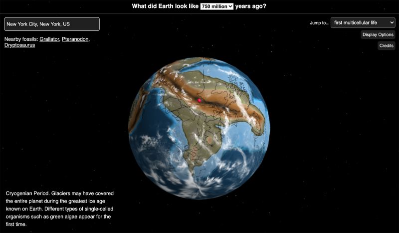 planet earth map school project