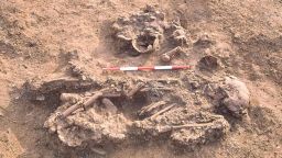 A Bronze Age woman was found buried in Stockton-upon-Tees, England along with the bones of three people who had died between 60 and 170 years after she had. 