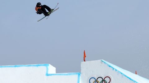 Andri Ragettli of Switzerland competes during the Freestyle Skiing Men's Ski Slopestyle Final on day nine of the PyeongChang 2018 Winter Olympic Games at Phoenix Snow Park on February 18, 2018 in Pyeongchang-gun, South Korea.