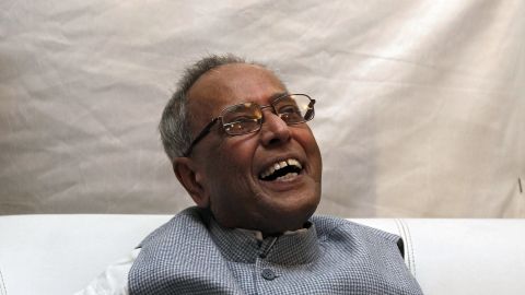 Pranab Mukherjee, pictured in July 2012, was elected seven times as a member of parliament. He served as foreign, defense, commerce and finance minister under various administrations. 