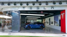 CENTURY CITY, CA - AUGUST 12: A general view of the Tesla Store at the Westfield Century City shopping mall on August 12, 2020 in Century City, California.  (Photo by AaronP/Bauer-Griffin/GC Images)