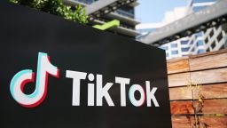 CULVER CITY, CALIFORNIA - AUGUST 27: The TikTok logo is displayed outside a TikTok office on August 27, 2020 in Culver City, California. The Chinese-owned company is reportedly set to announce the sale of U.S. operations of its popular social media app in the coming weeks following threats of a shutdown by the Trump administration. (Photo by Mario Tama/Getty Images) 