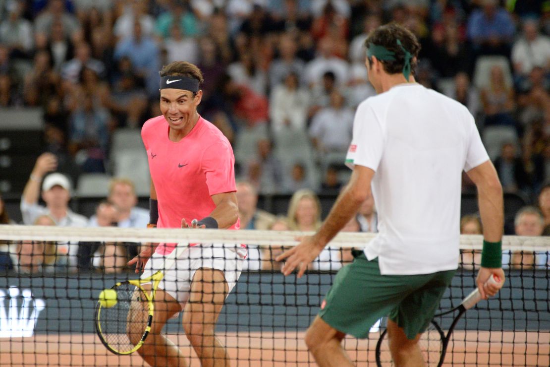 Nadal (left) and Federer will not compete at this year's US Open.