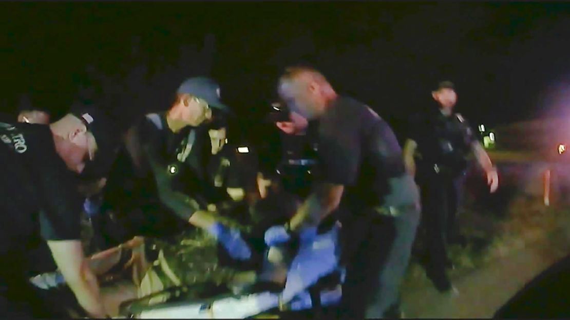 Body cameras captured the encounter between McKnight and first responders.