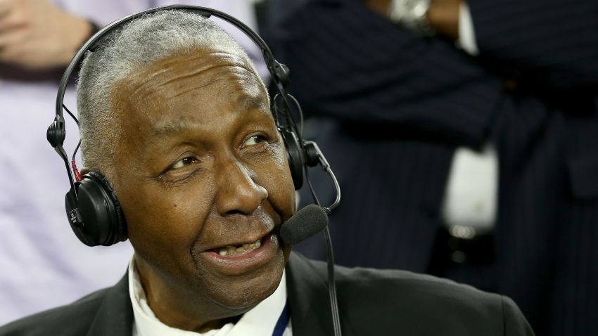 HOUSTON, TEXAS - APRIL 04:  Broadcaster John Thompson is seen before the 2016 NCAA Men's Final Four National Championship game at NRG Stadium on April 4, 2016 in Houston, Texas.  (Photo by Streeter Lecka/Getty Images)