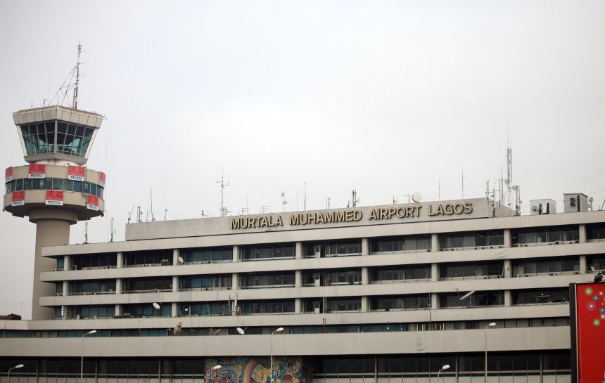 The Murtala Mohammed International Airport in Lagos, Nigeria, pictured in 2009.